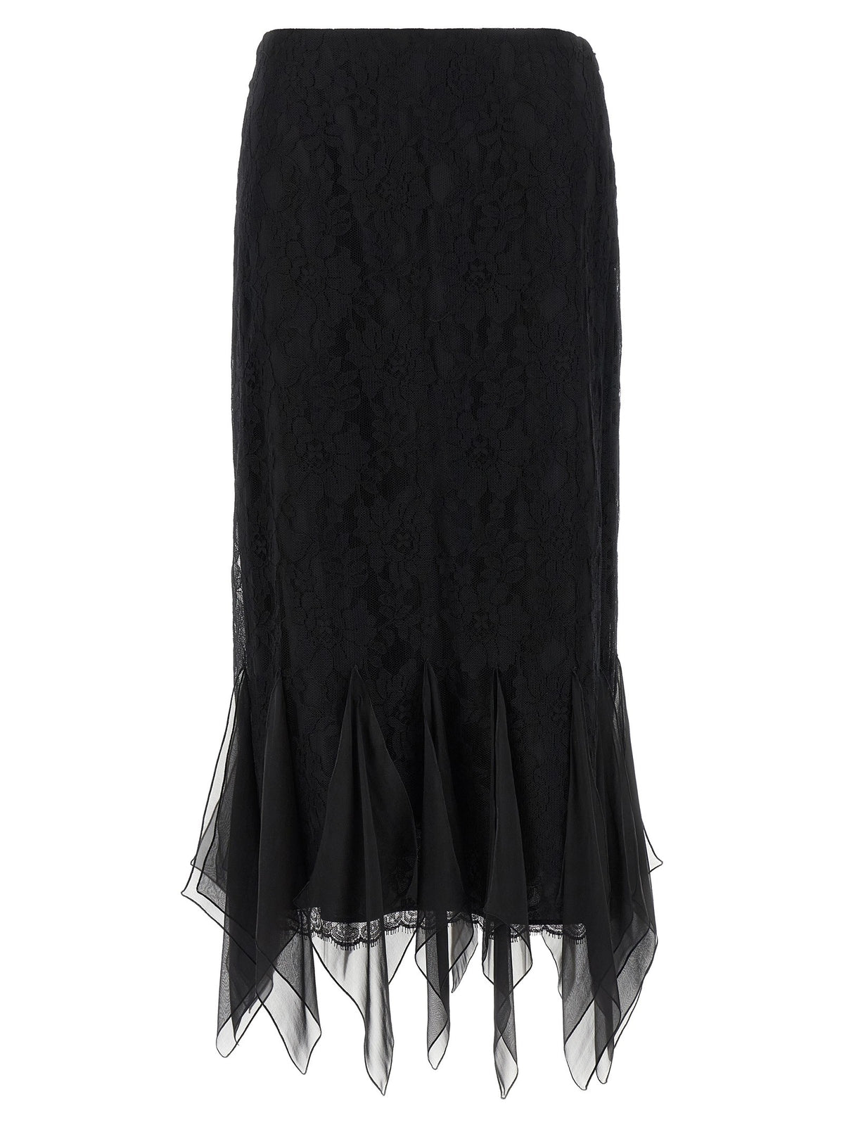 Valentino Valentino Garavani Lace Skirt Black