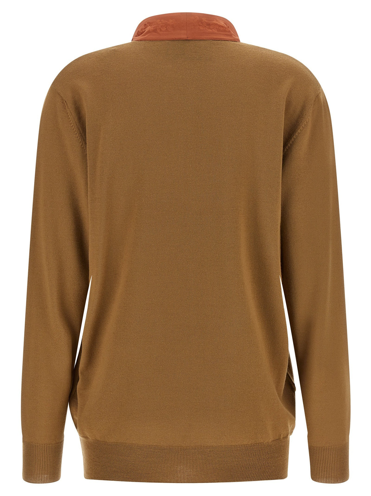 Valentino Valentino Garavani Lavallière Collar Sweater Brown, view 2