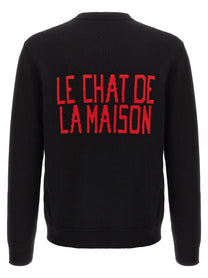 Valentino Valentino Garavani Le Chat De La Maison Sweater Black