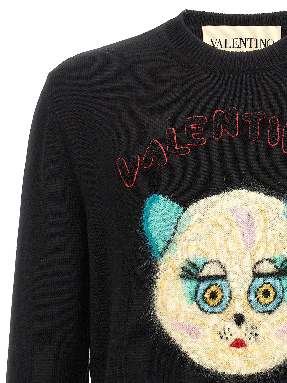 Valentino Valentino Garavani Le Chat De La Maison Sweater Black