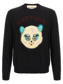 Valentino Valentino Garavani Le Chat De La Maison Sweater Black