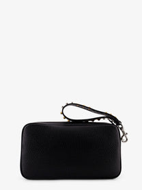 Valentino Men's Valentino Garavani Leather Clutch Black