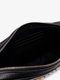Valentino Men's Valentino Garavani Leather Clutch Black