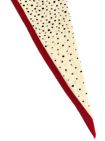 Valentino Valentino Garavani Little Star Starry Scarf White