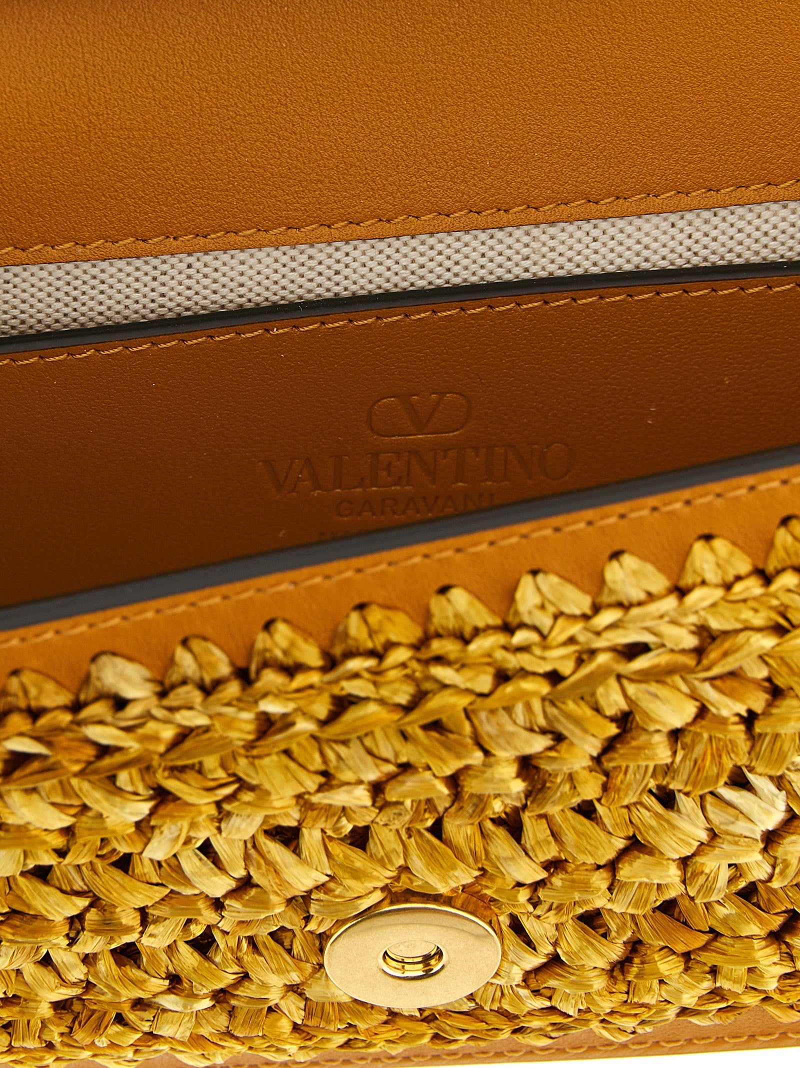 Valentino Valentino Garavani Locò Small Shoulder Bag Gold