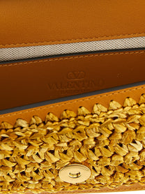 Valentino Valentino Garavani Locò Small Shoulder Bag Gold
