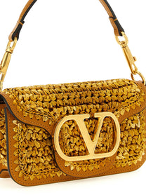 Valentino Valentino Garavani Locò Small Shoulder Bag Gold