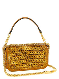 Valentino Valentino Garavani Locò Small Shoulder Bag Gold