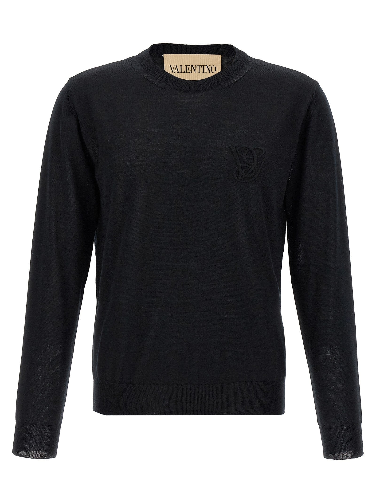 Valentino Valentino Garavani Embroidery Sweater Black
