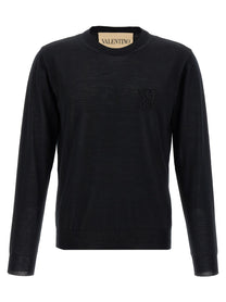 Valentino Valentino Garavani Embroidery Sweater Black