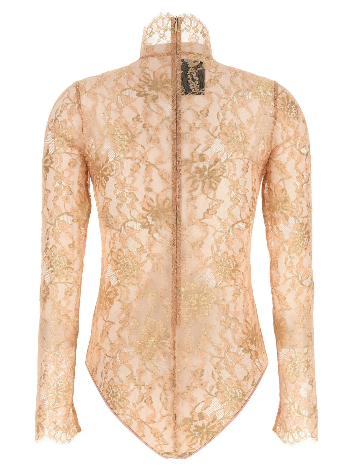 Valentino Valentino Garavani Lurex Lace Bodysuit Blue, view 2