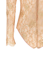 Valentino Valentino Garavani Lurex Lace Bodysuit Blue, view 4