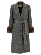 Valentino Valentino Garavani Mossi Coat White