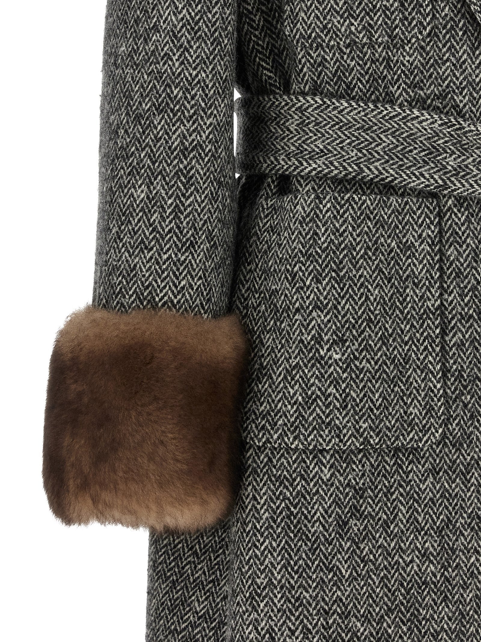 Valentino Valentino Garavani Mossi Coat White