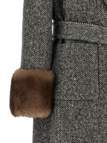 Valentino Valentino Garavani Mossi Coat White