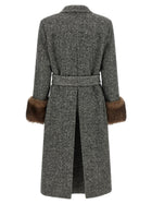 Valentino Valentino Garavani Mossi Coat White