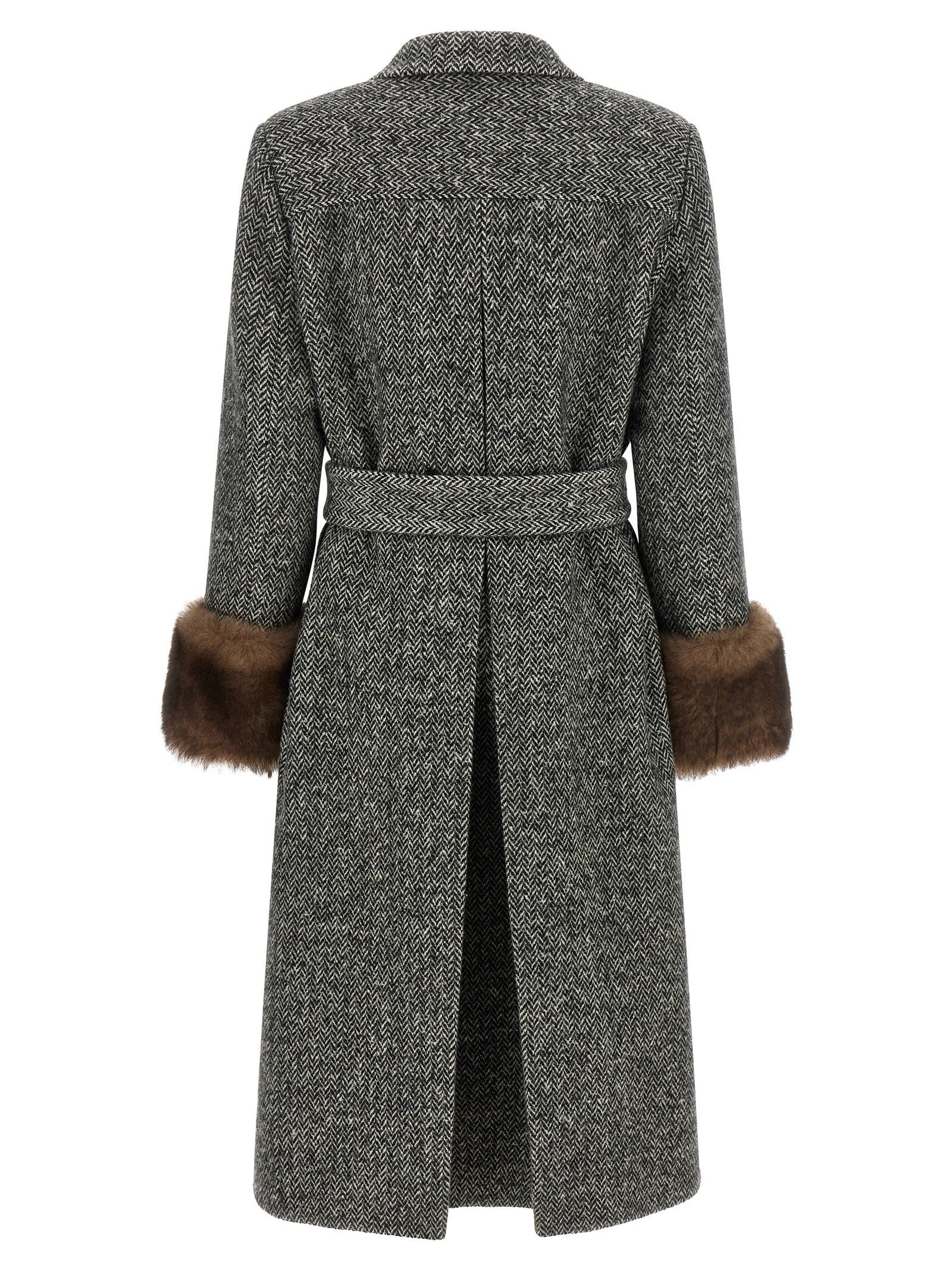 Valentino Valentino Garavani Mossi Coat White