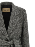 Valentino Valentino Garavani Mossi Coat White