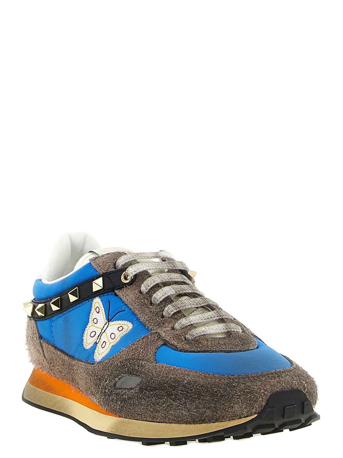 Valentino Valentino Garavani Multicolor Stud up Sneakers Gold, view 2