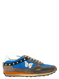 Valentino Valentino Garavani Multicolor Stud up Sneakers Gold
