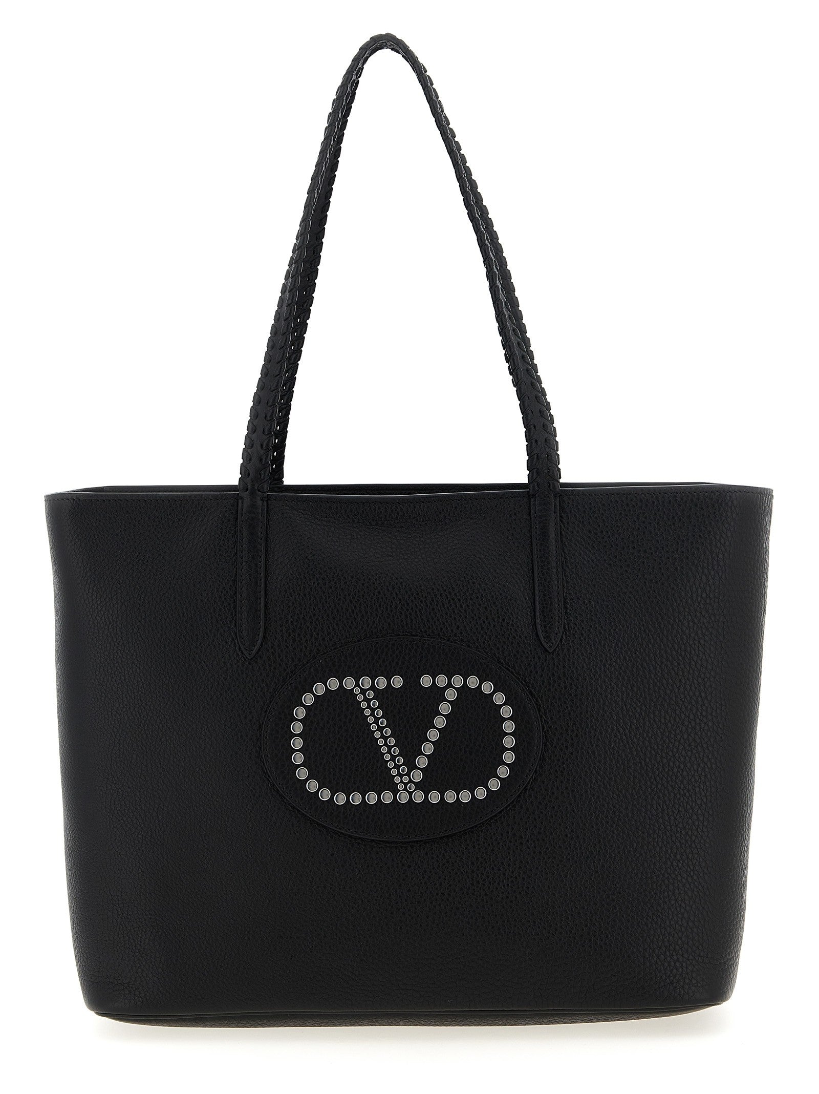 Valentino Valentino Garavani Nellcôte Shopping Bag Black