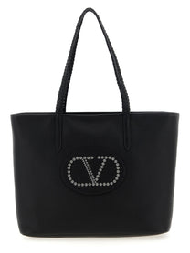 Valentino Valentino Garavani Nellcôte Shopping Bag Black