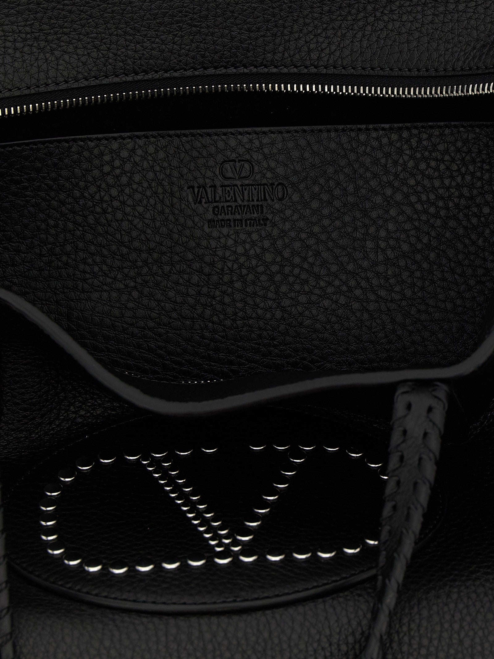 Valentino Valentino Garavani Nellcôte Shopping Bag Black