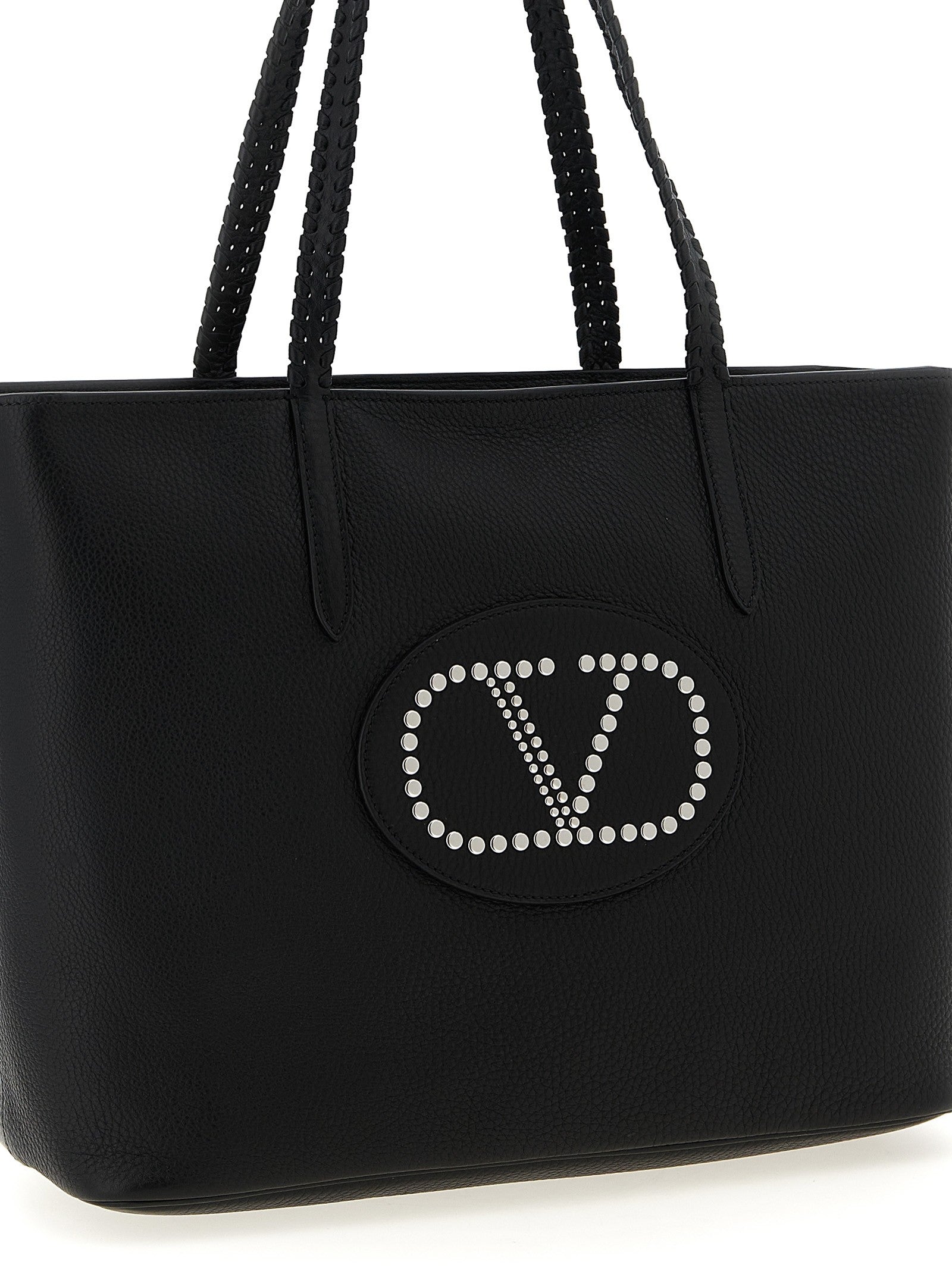 Valentino Valentino Garavani Nellcôte Shopping Bag Black
