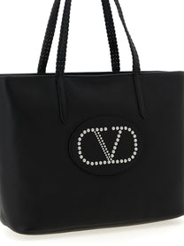 Valentino Valentino Garavani Nellcôte Shopping Bag Black