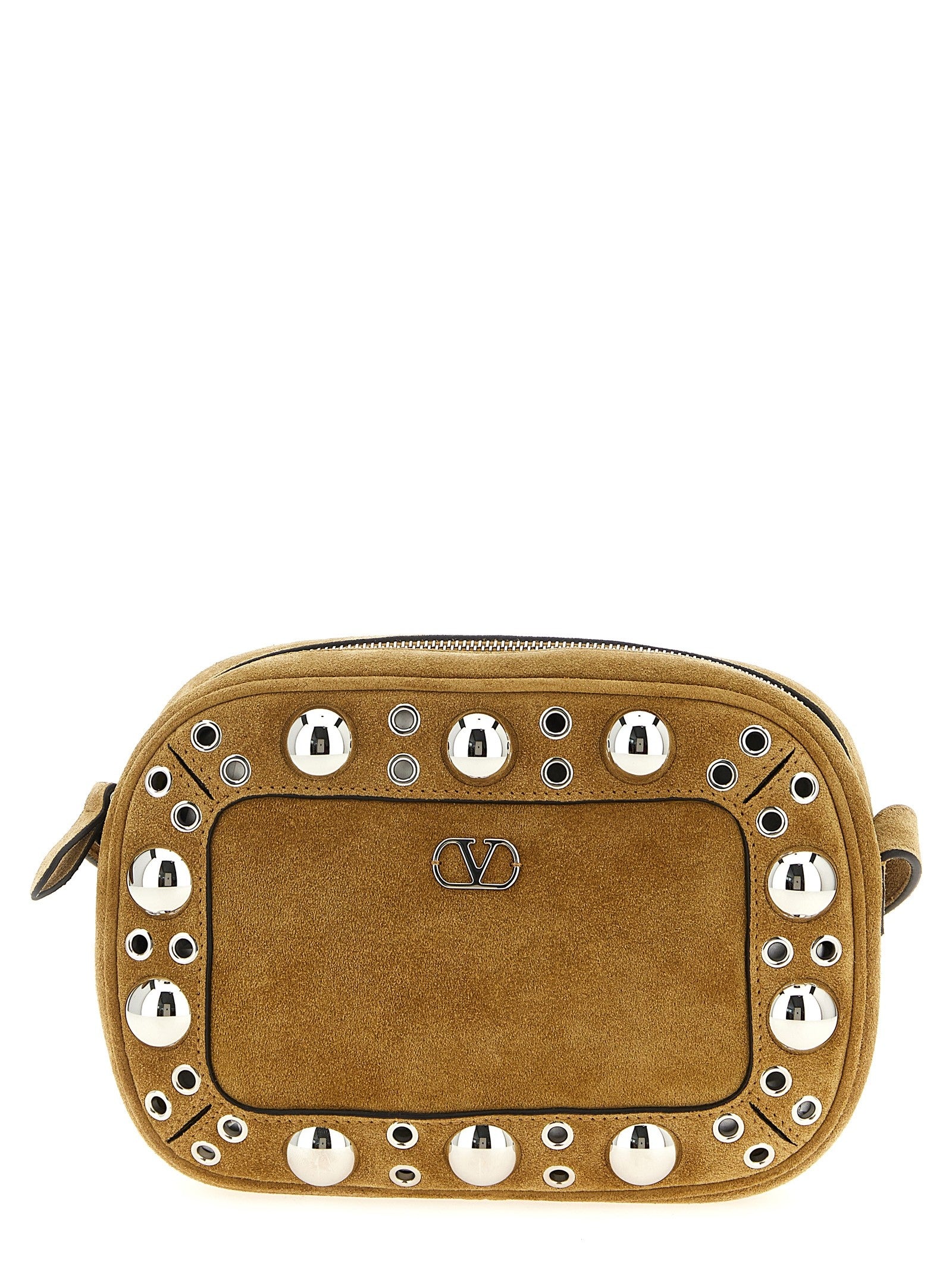 Valentino Valentino Garavani Nellcôte Shoulder Bag Beige