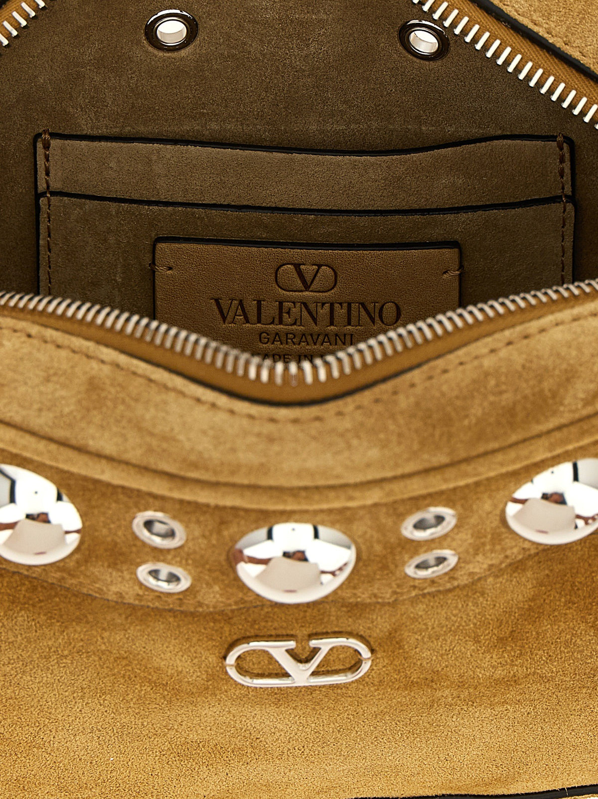 Valentino Valentino Garavani Nellcôte Shoulder Bag Beige