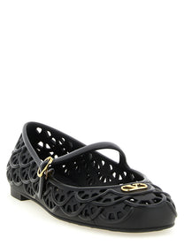 Valentino Valentino Garavani Ondette Ballet Flats Black
