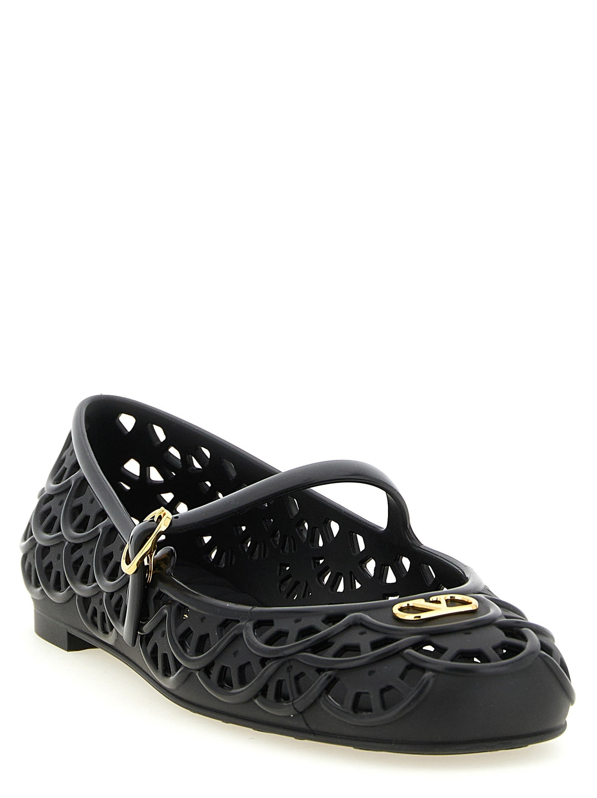 Valentino Valentino Garavani Ondette Ballet Flats Black, view 2