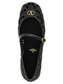 Valentino Valentino Garavani Ondette Ballet Flats Black