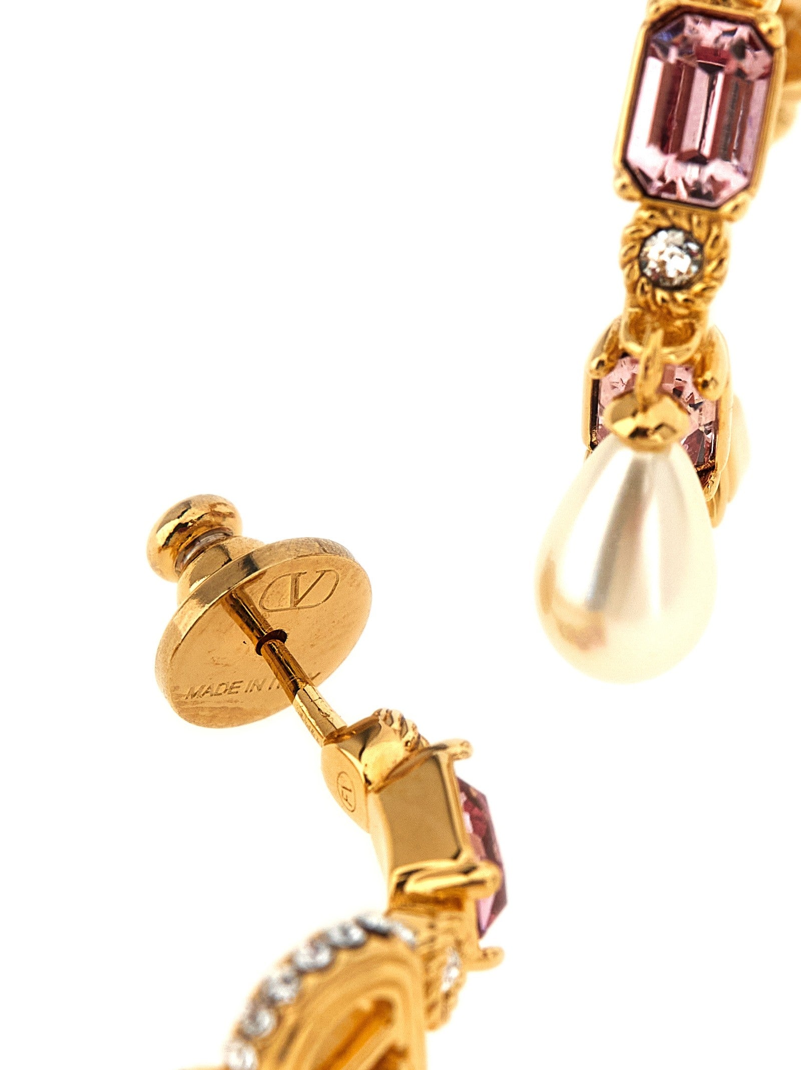 Valentino Valentino Garavani Ovalette Earrings Gold