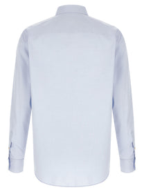 Valentino Valentino Garavani Oxford Butterfly Shirt Blue