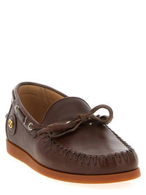 Valentino Valentino Garavani Palm Avenue Boat Shoe Brown