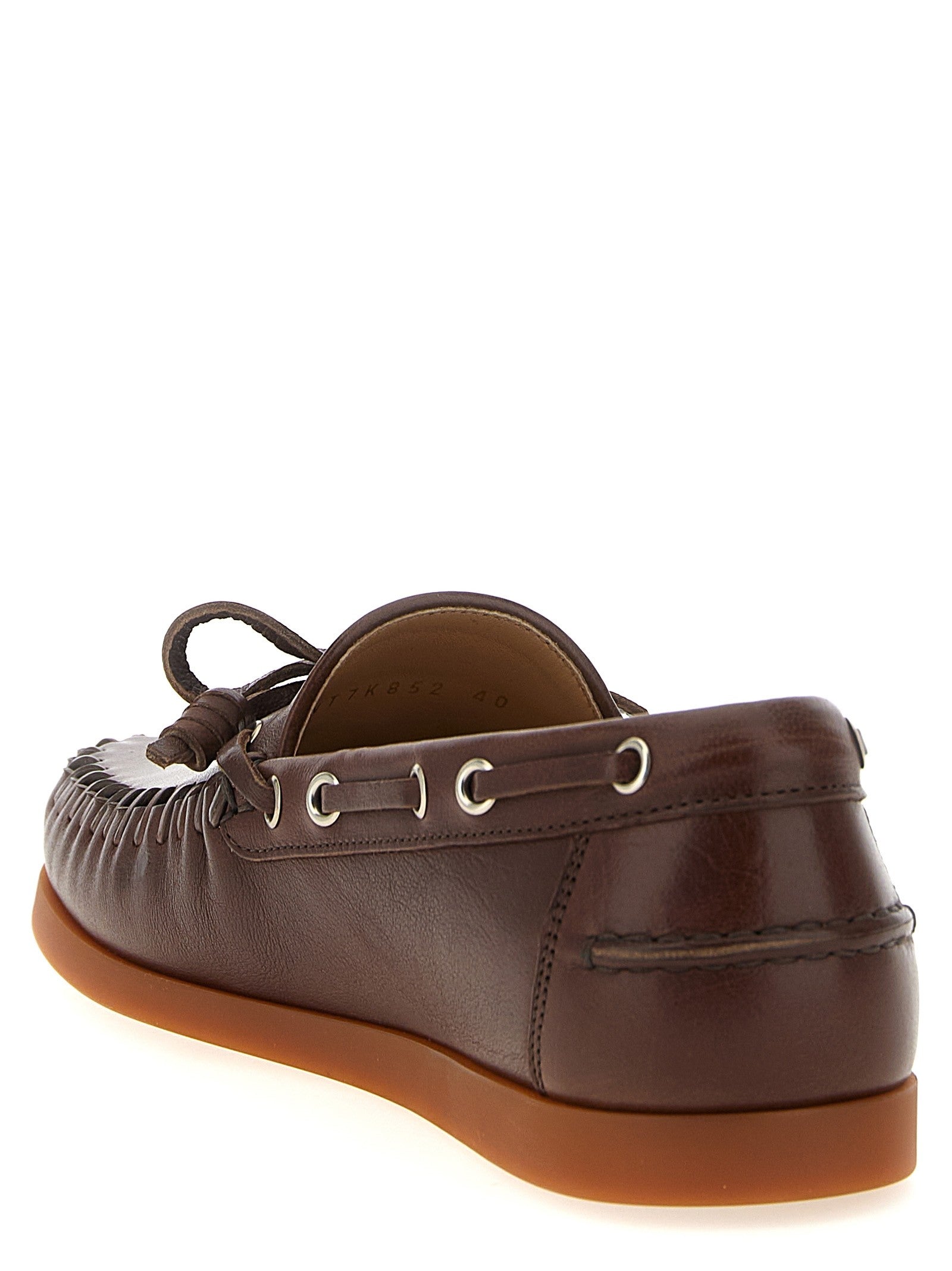 Valentino Valentino Garavani Palm Avenue Boat Shoe Brown
