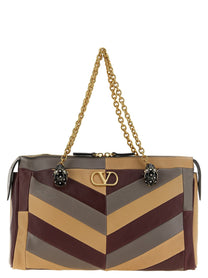 Valentino Valentino Garavani Panthea Medium Shoulder Bag Gold
