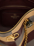 Valentino Valentino Garavani Panthea Medium Shoulder Bag Gold, view 4