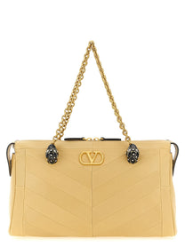 Valentino Valentino Garavani Panthea Shoulder Bag Beige