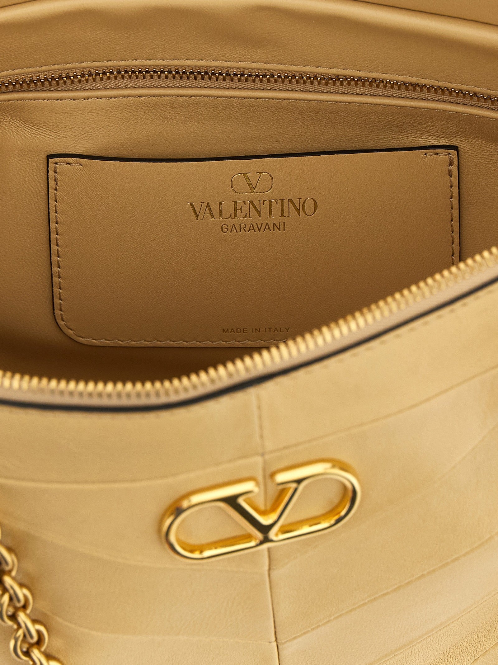 Valentino Valentino Garavani Panthea Shoulder Bag Beige