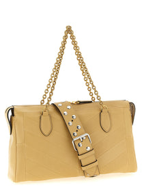 Valentino Valentino Garavani Panthea Shoulder Bag Beige