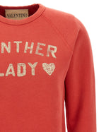 Valentino Valentino Garavani Panther Lady Sweatshirt Red, view 3