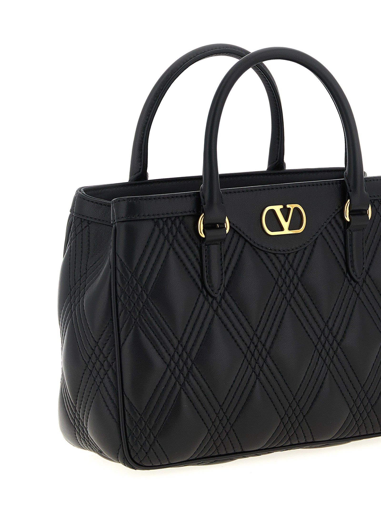 Valentino Valentino Garavani Quiltie Handbag Black