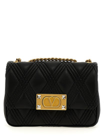 Valentino Valentino Garavani Quiltie Shoulder Bag Black