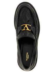 Valentino Valentino Garavani Quiltie Loafers Black