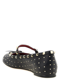 Valentino Valentino Garavani Rockstud Ballet Flats Black