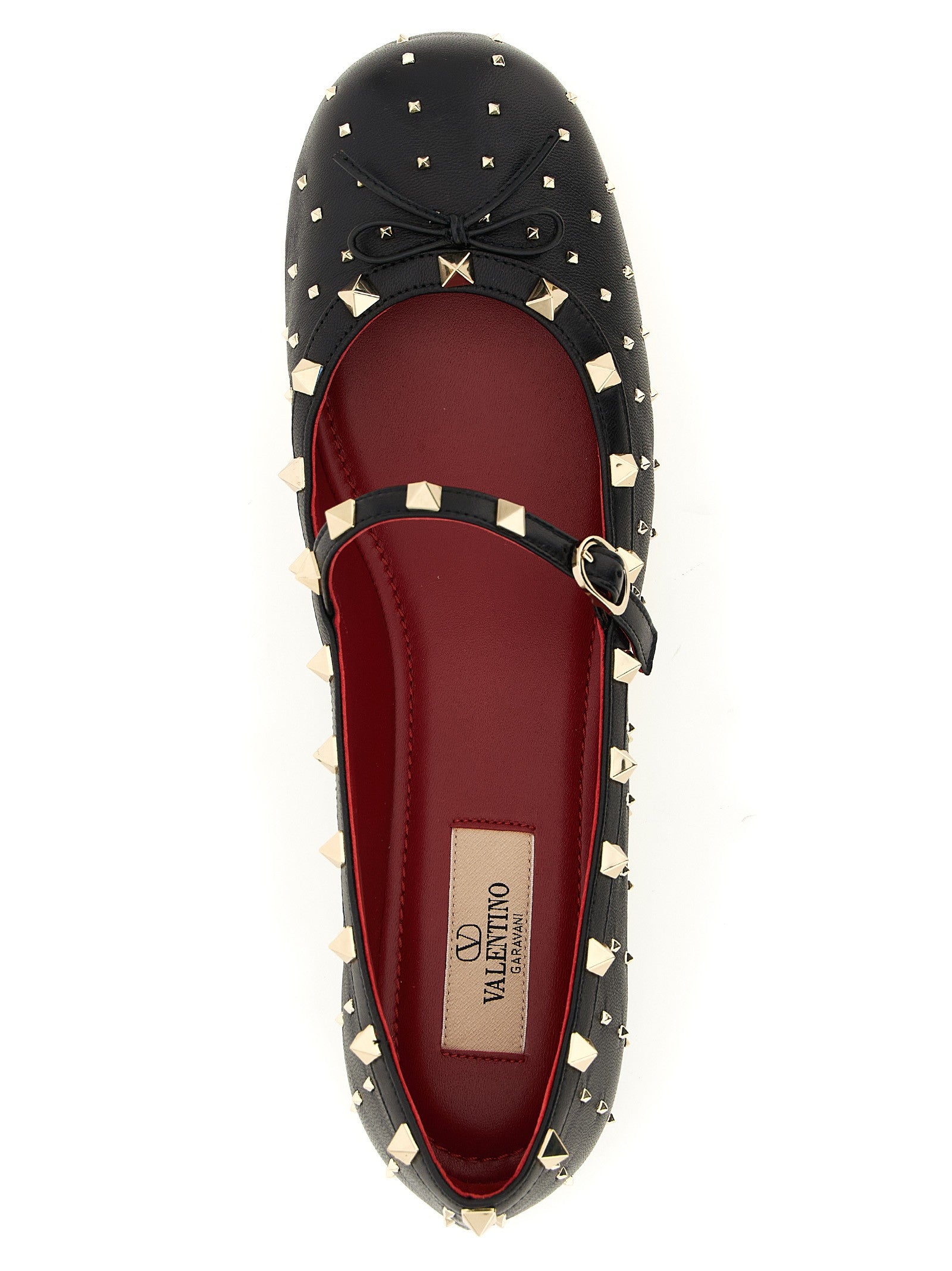 Valentino Valentino Garavani Rockstud Ballet Flats Black