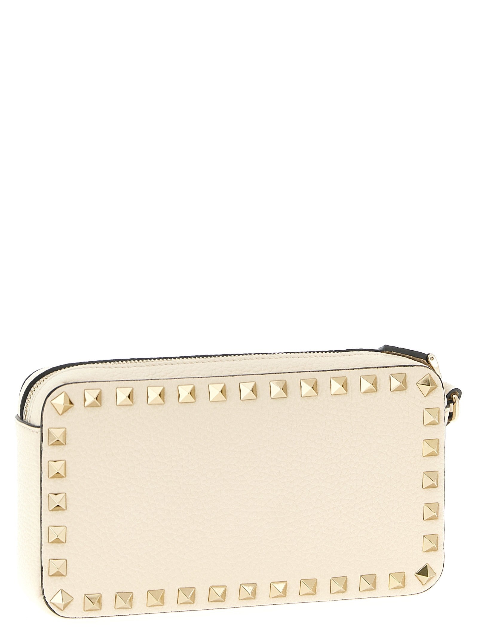 Valentino Valentino Garavani Rockstud Clutch Bag White